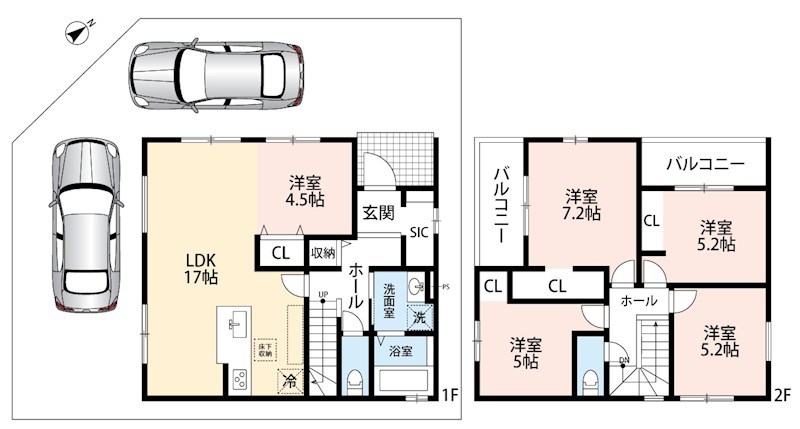 姫路市西庄　第4期　3号地  間取図・土地図