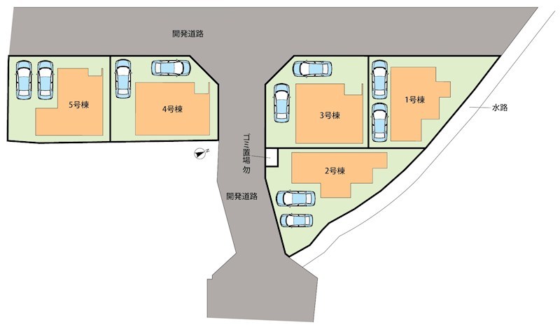 姫路市西庄　第4期　3号地  区画図
