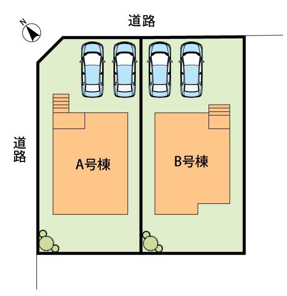 三木市自由が丘本町　A号地    区画図
