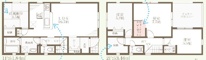 富田林市甲田　10号地 間取図・土地図