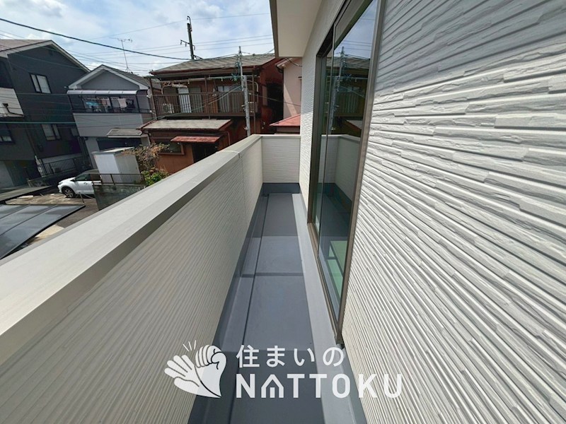 三島郡島本町東大寺　第1期　1号地 現地写真（バルコニー）