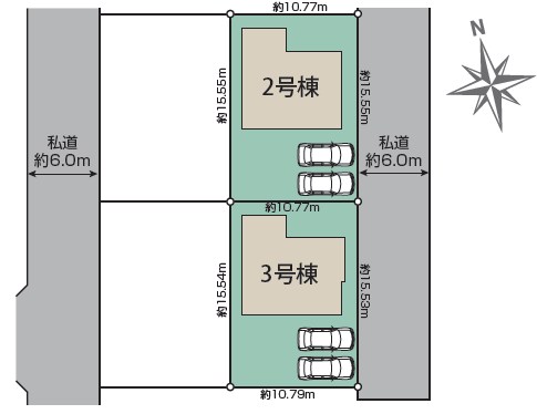 泉佐野市日根野　2号地 区画図