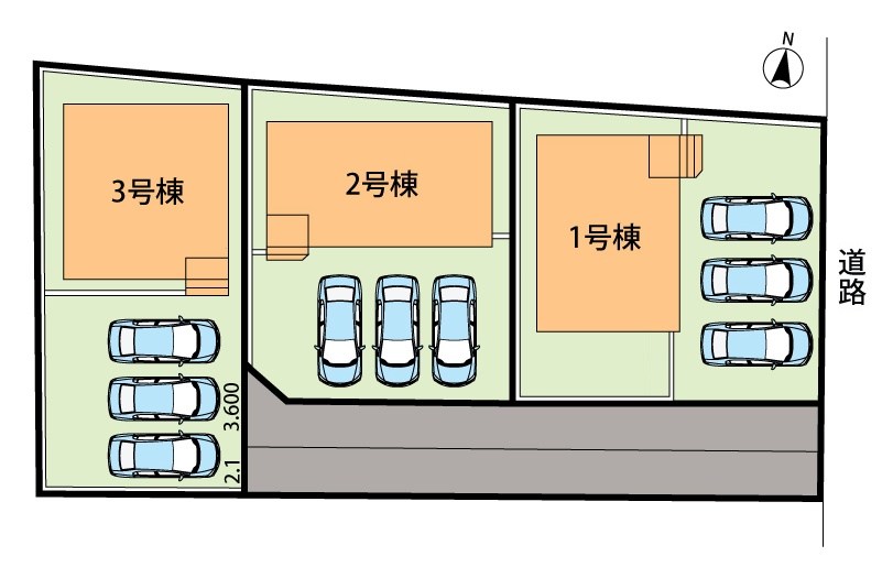 加茂郡坂祝町酒倉　第1期　1号地 区画図
