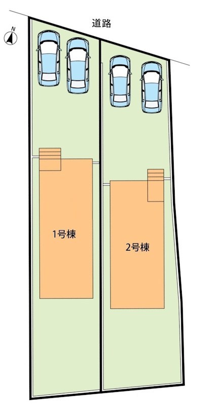 可児市今渡　第6期　1号地 区画図
