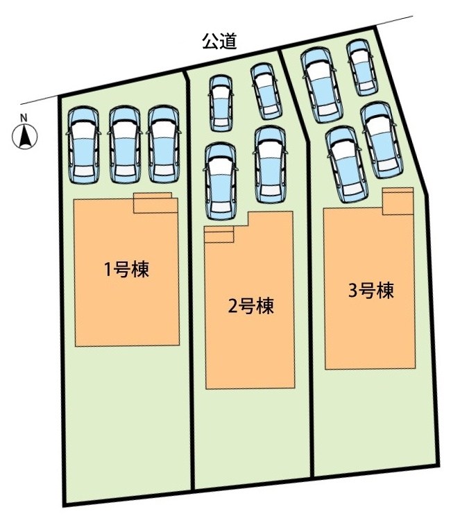 可児市土田　第3期　3号地 区画図