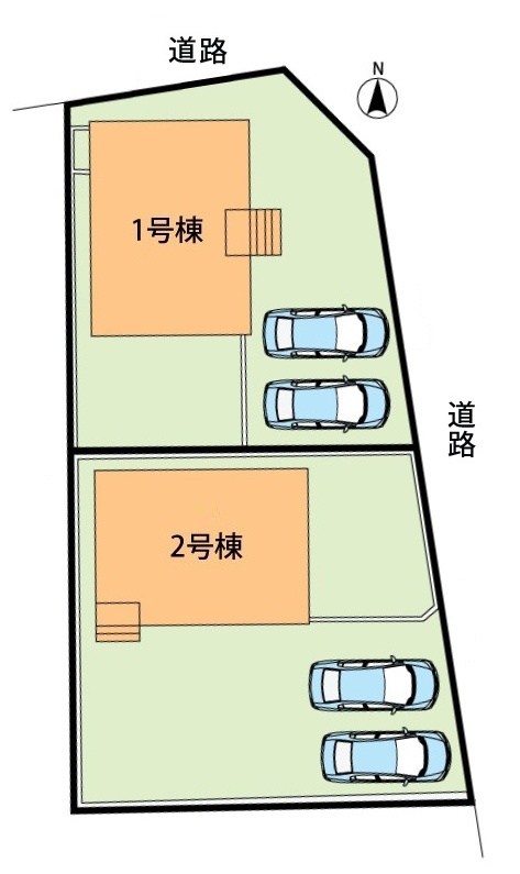 桑名市下深谷部　第1期　2号地 区画図