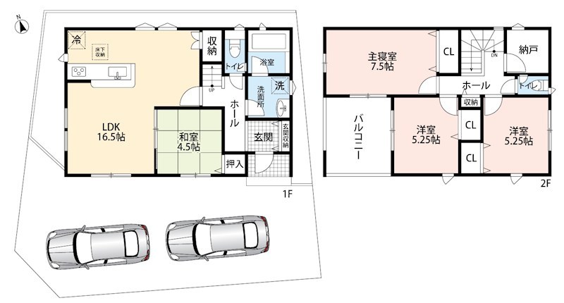 三重郡菰野町菰野　第13期　1号地 間取図・土地図