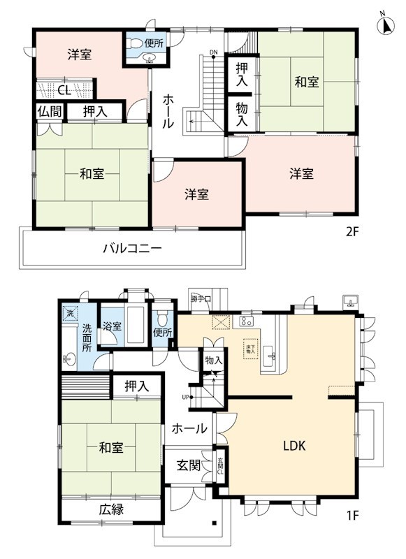 枚方市藤阪元町 間取図・土地図