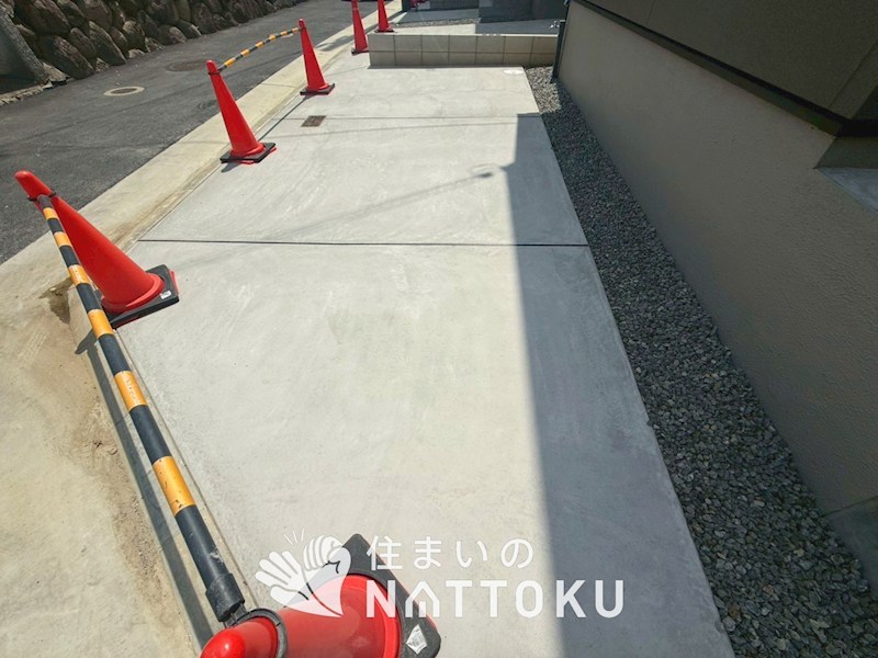 枚方市茄子作　D号地 現地写真（駐車場）