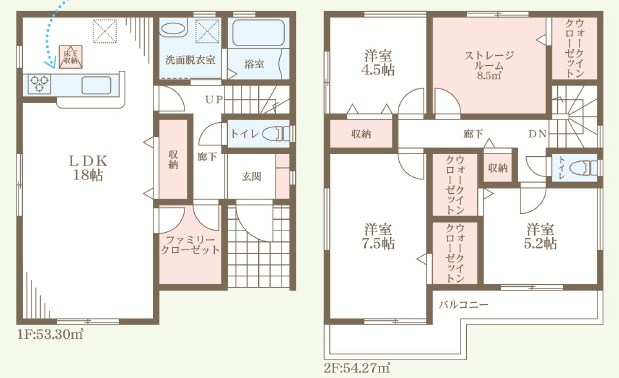 堺市中区深阪 間取図・土地図