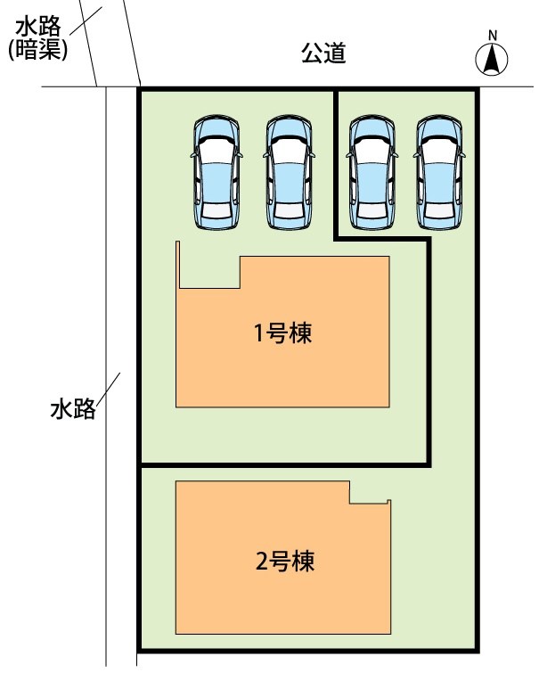 姫路市広畑区清水町　第1期　1号地 区画図