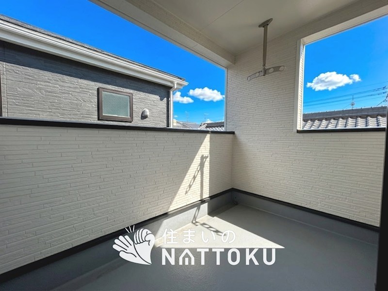 八尾市曙川東　第4期　1号地 現地写真（バルコニー）