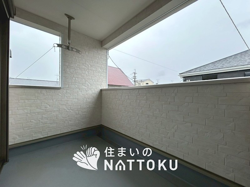 八尾市曙川東　第4期　3号地 現地写真（バルコニー）