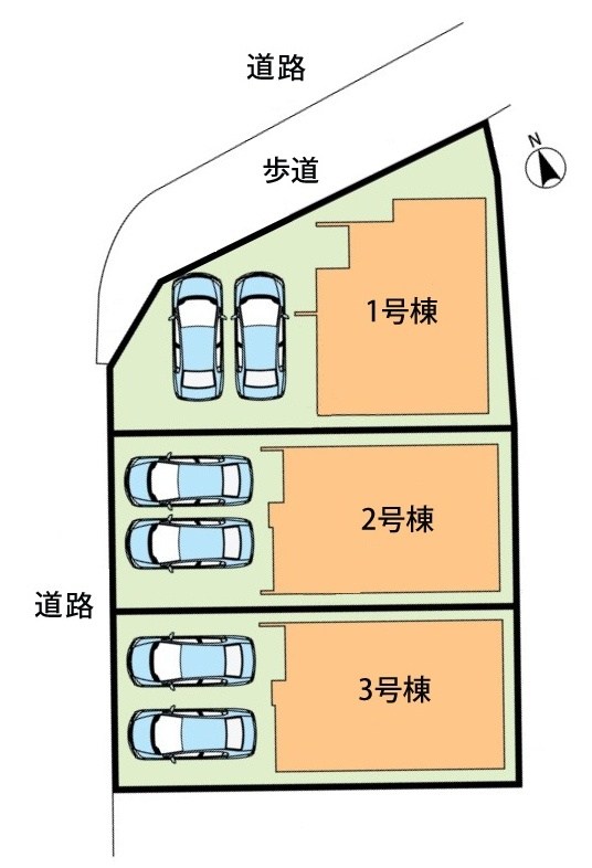 姫路市玉手　第1期　1号地 区画図