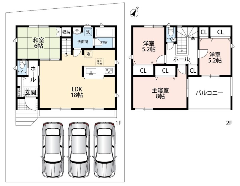 姫路市広畑区蒲田　第12期　8号地 間取図・土地図