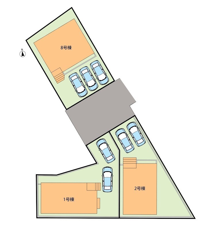 姫路市広畑区蒲田　第13期　1号地 区画図
