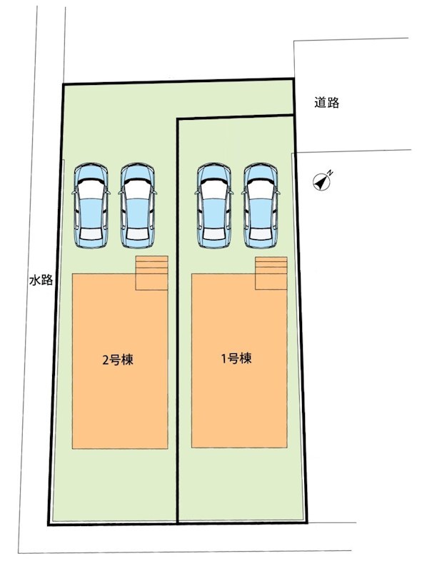 加古川市加古川町友沢　第8期　2号地   区画図