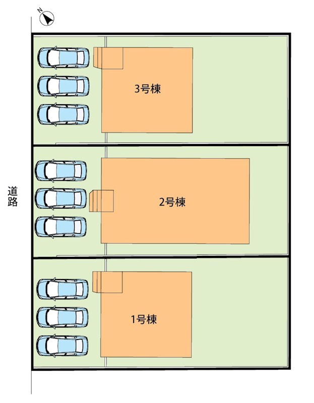 可児市大森　第2期　1号地 区画図