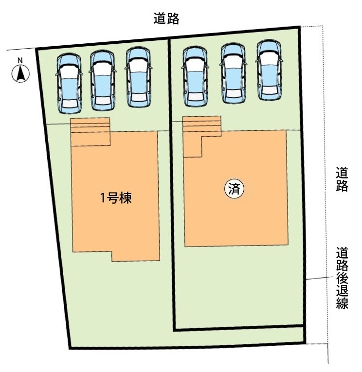 四日市市楠町北五味塚　第9期　1号地 区画図