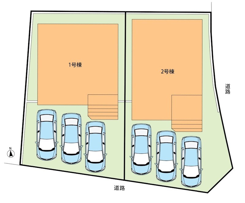 一宮市開明杁西郭　第14期　1号地 区画図