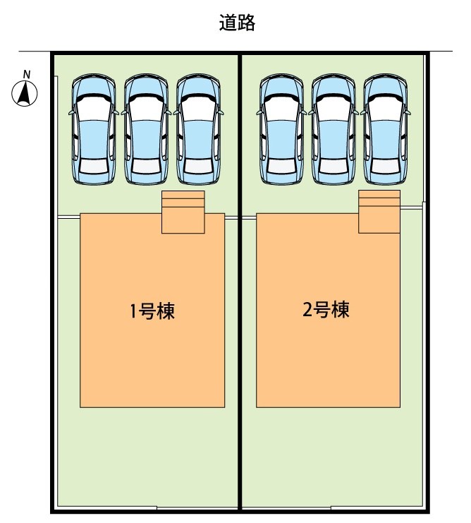 岐阜市日野南　第3期　2号地 区画図