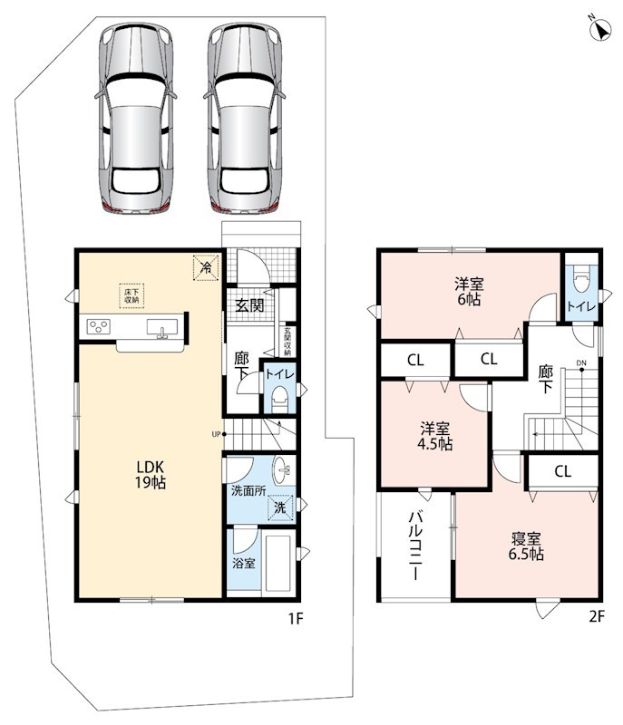 寝屋川市大利町　第1期 間取図・土地図