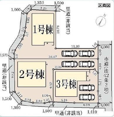 堺市美原区平尾　第3期　3号地 区画図