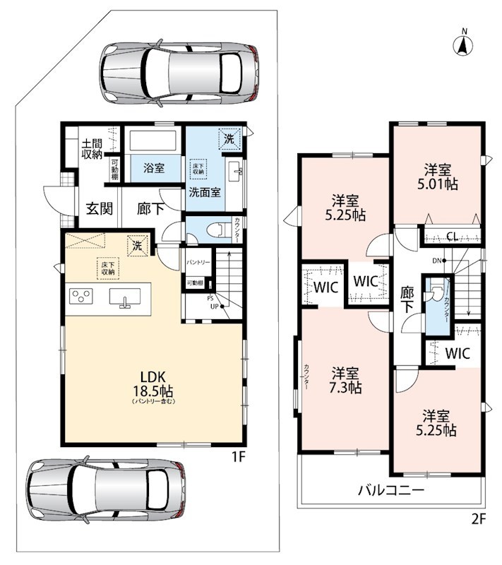 寝屋川市太秦中町 間取図・土地図