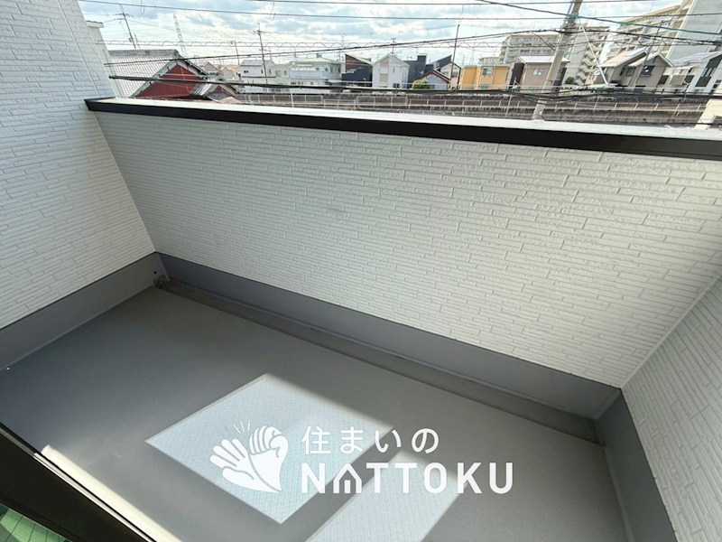 四條畷市二丁通町　第1期　2号地 現地写真（バルコニー）