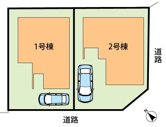 枚方市香里園桜木町　第2期　2号地 区画図