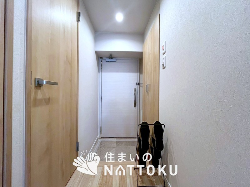 労住まきのハイツ一号棟 現地写真（玄関）