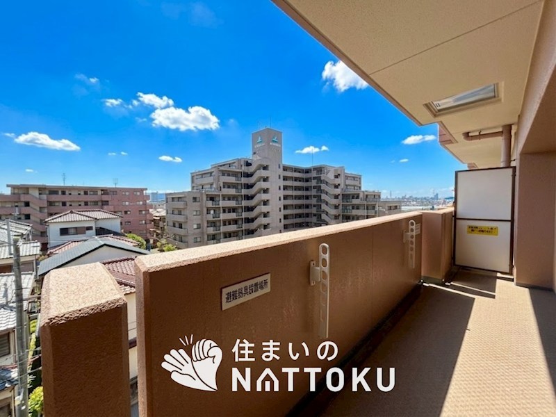 ダイアパレス樟葉 現地写真（バルコニー）