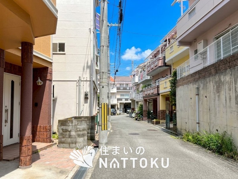 枚方市津田東町 現地写真（前面道路含む現地写真）
