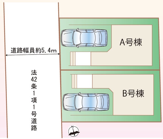 大阪市住之江区西住之江　A号地 区画図
