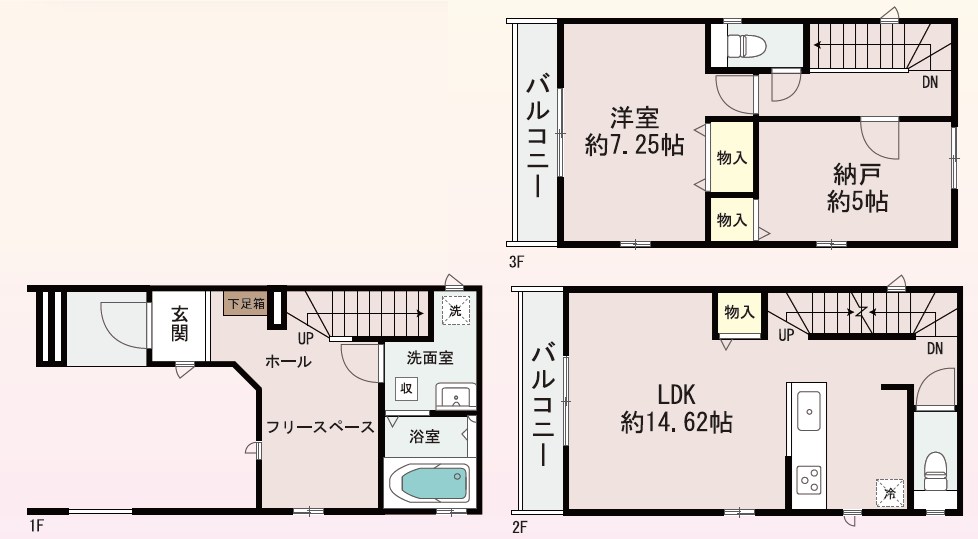 大阪市住之江区西住之江　B号地 間取図・土地図