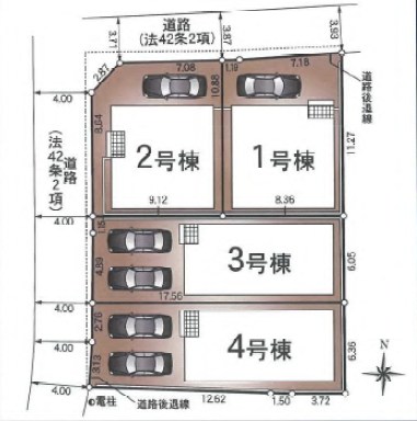 松原市立部　第5期　2号地 区画図