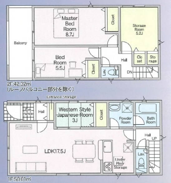 松原市立部　第5期　3号地  間取図・土地図