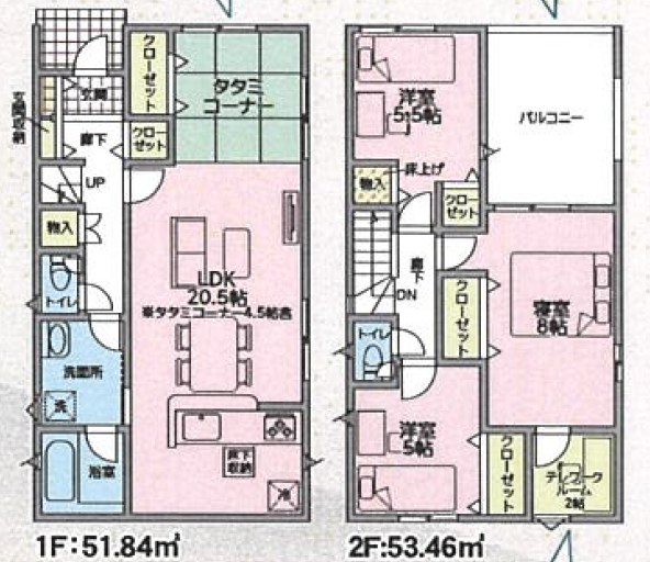 交野市神宮寺　第7期　11号地 間取図・土地図