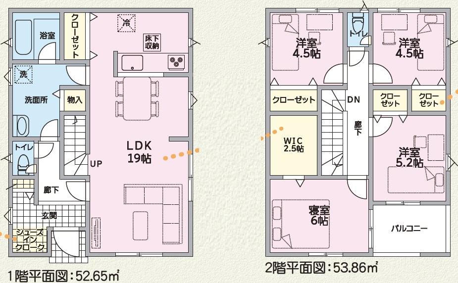 和歌山市塩屋　第4期　1号地 間取図・土地図
