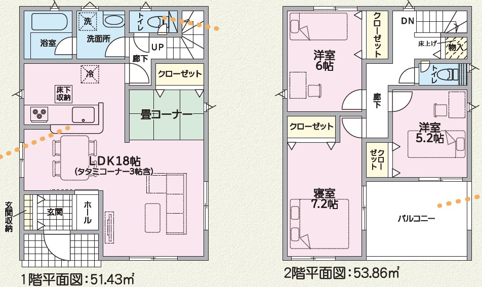 和歌山市塩屋　第4期　2号地 間取図・土地図