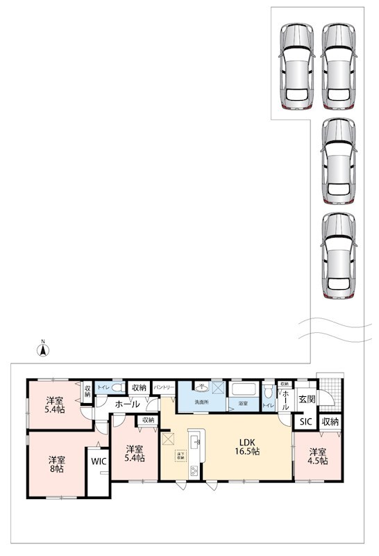 岐阜市河渡　3号地 間取図・土地図