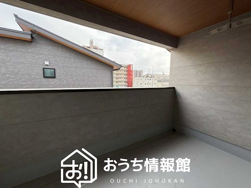 岐阜市茜部菱野　A号地 現地写真（バルコニー）