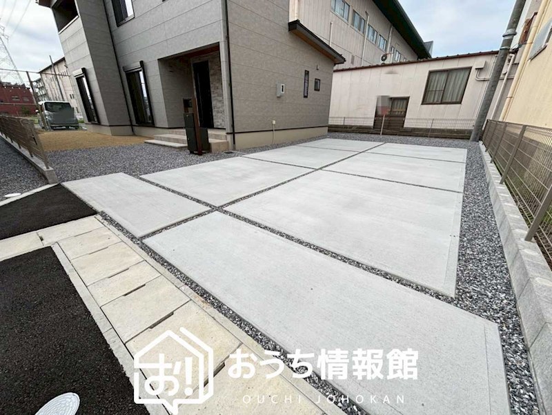 岐阜市茜部菱野　A号地 現地写真（駐車場）