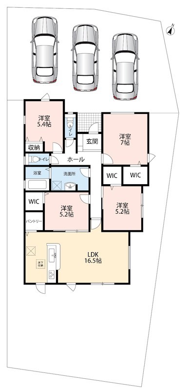 瑞穂市十九条　2号地  間取図・土地図