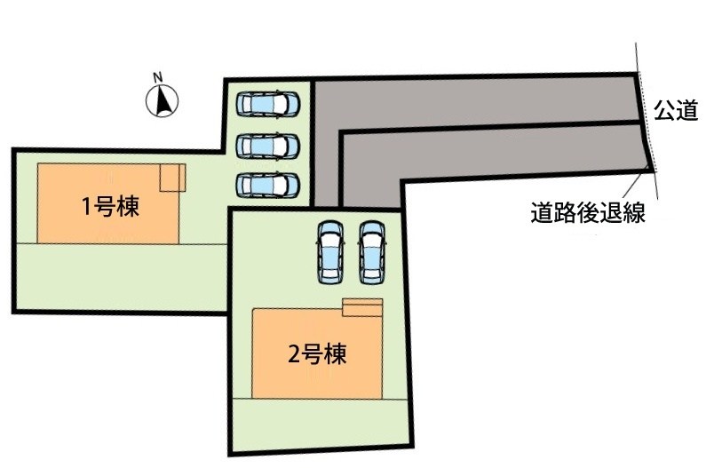 美濃加茂市太田町　1号地 区画図