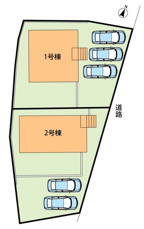 土岐市肥田町浅野　第2期　1号地 区画図
