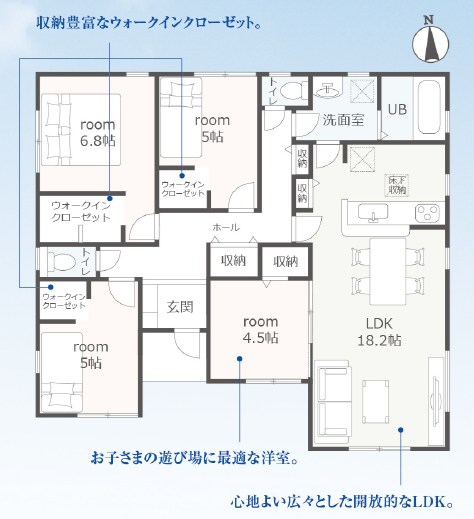岐阜市茶屋新田　2号地 間取図・土地図