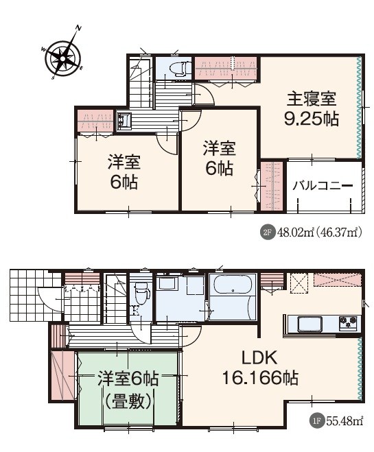 羽島市竹鼻町　1号地 間取図・土地図