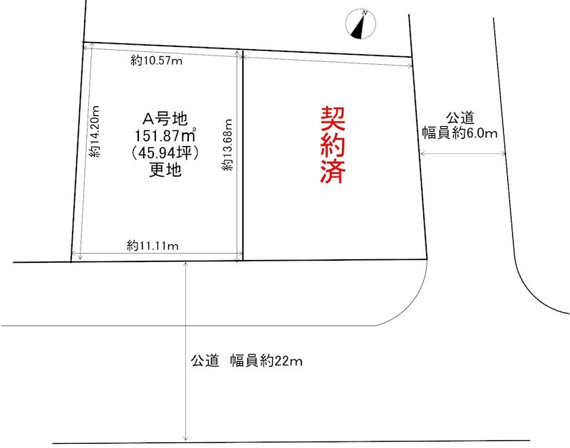 西山台２丁目　Ａ号地 間取り図