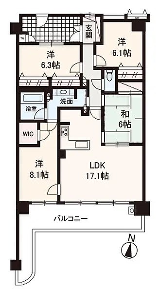 堺・泉北光明池城山公園シンシア 間取り図